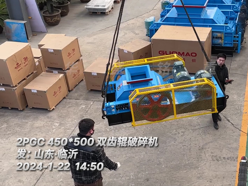 2PGC450X500星空(中国)助力山东临沂生石灰破碎项目